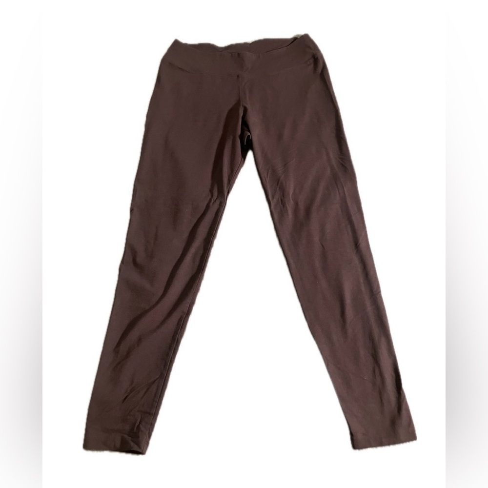 Peruvian Connection Dark Brown Leggings - XXL